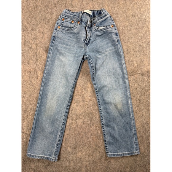 Levi's Other - Levis 514 Straight Leg Jeans Kids Size 7 Regular Light Wash Adjustable Waist